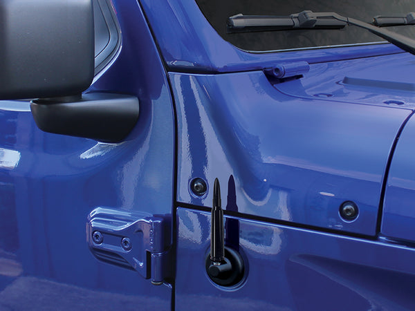 Bullet antenna store for jeep wrangler