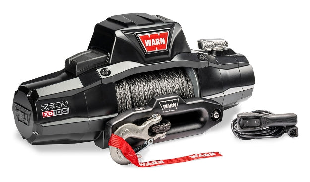 WARN ZEON XD Winch with 100’ feet of 3/8” Spydura Synthetic Rope and the HUB Receiver