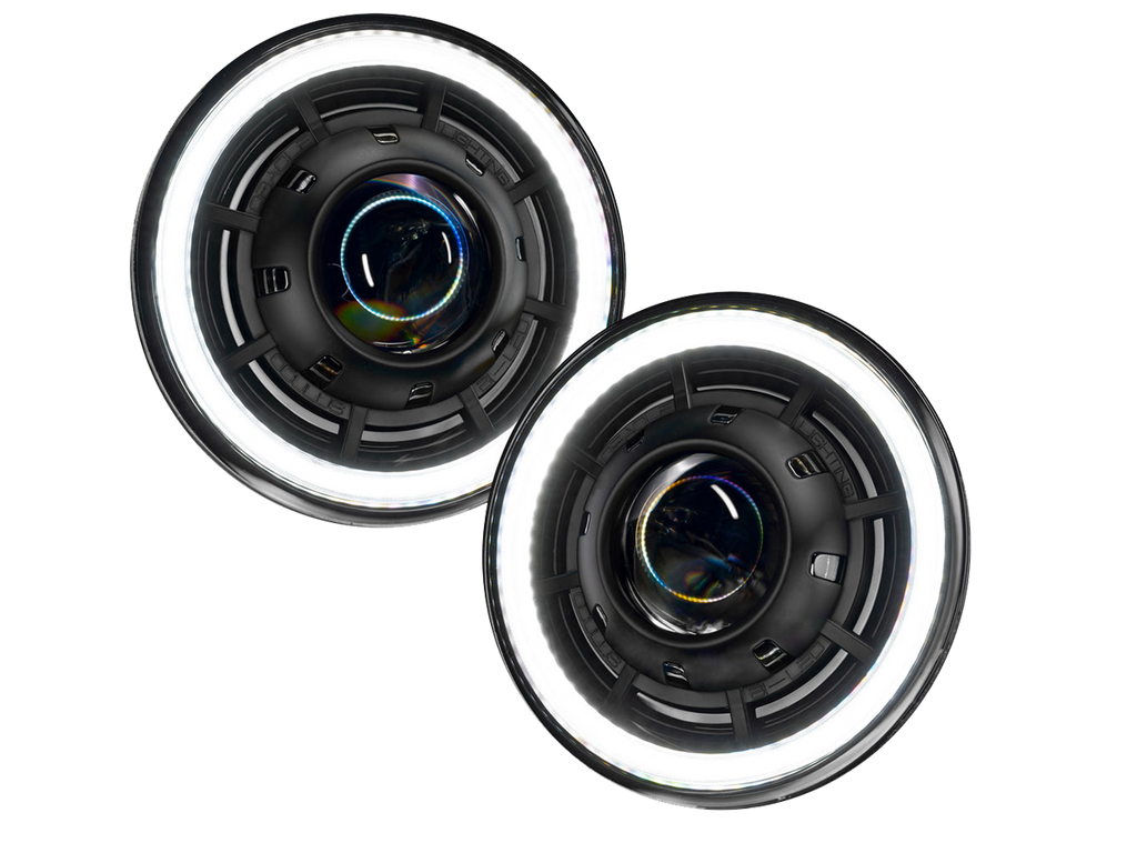 ORACLE Oculus Bi-LED Switchback Projector Headlights for 07-18 Jeep Wrangler JK and JK Unlimited
