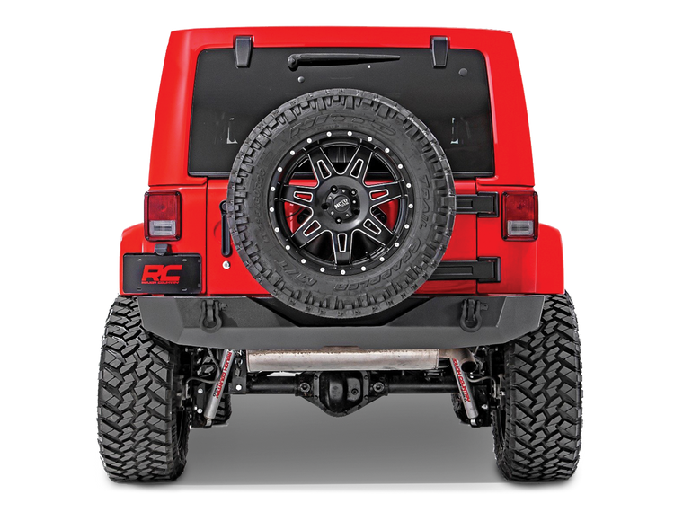 ROUGH COUNTRY Full Width Rear Bumper for 07-18 Jeep Wrangler JK & JK Unlimited