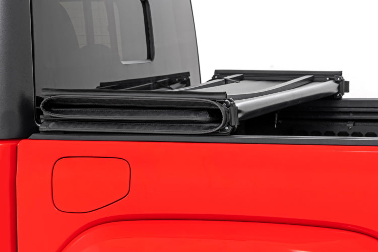 ROUGH COUNTRY Soft Tri-Fold Bed Cover for 2020 Jeep Gladiator JT