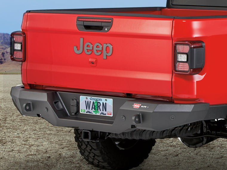 WARN Elite Series Rear Bumper for 20-up Jeep Gladiator JT