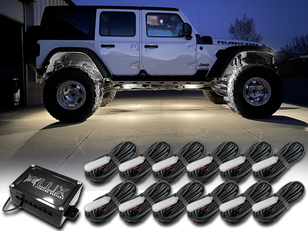 LUX MAX White LED Rock Lights
