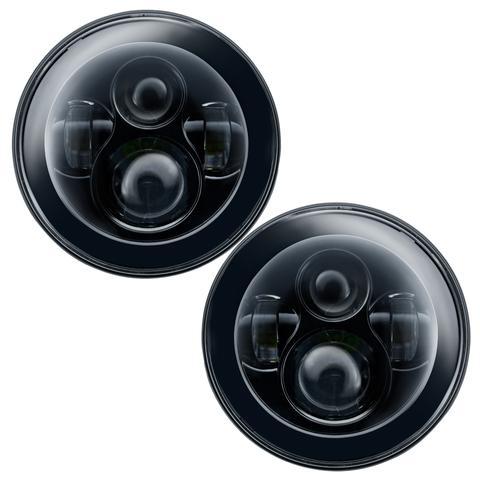 ORACLE 7" HIGH POWERED LED HEADLIGHTS (PAIR) - BLACK BEZEL for 18-up Jeep Wrangler JL & 20-up Gladiator JT