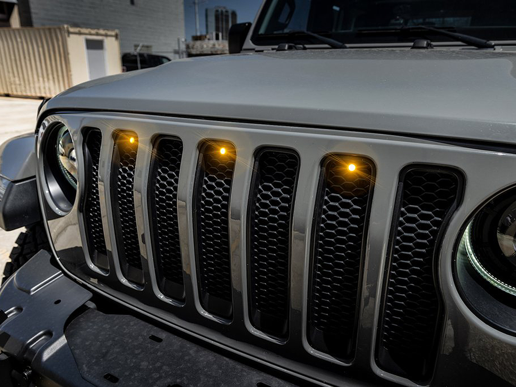 ORACLE Pre-Runner LED Grille Lights for 18-up Jeep Wrangler JL & 20-up Jeep Gladiator JT