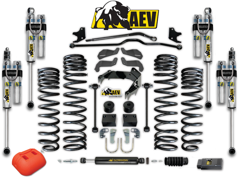 AEV 4.5" Dual Sport SC Suspension System for 07-18 Jeep Wrangler JK & JK Unlimited