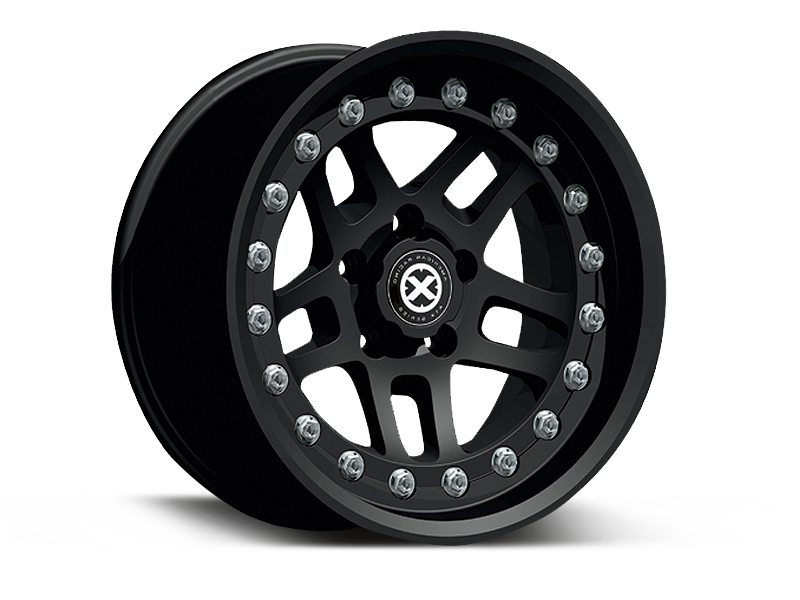 ATX 195 "Cornice" Wheel in Satin Black for 07-18 Jeep Wrangler JK & JK Unlimited
