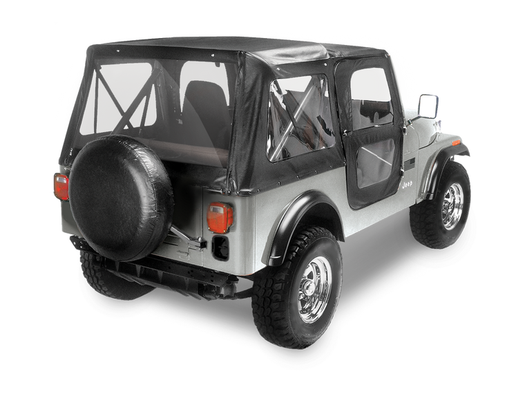 BESTOP Factory Replacement Soft Top Skin for 76-86 Jeep CJ7