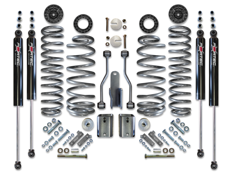 FORTEC 3.5" Suspension Kit with Cellular Gas Shocks, 4-Door Only for 18-up Jeep Wrangler JL Unlimited