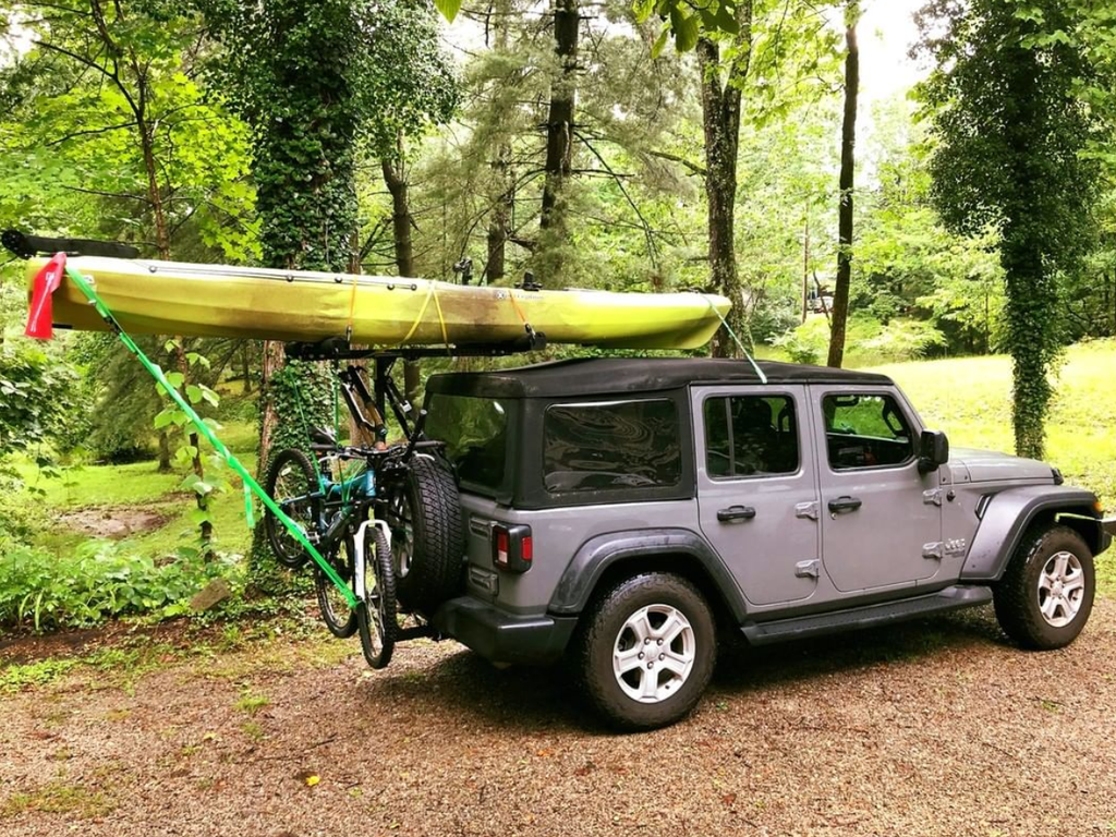 Jeep Wrangler Canoe & Kayak Rack | HITCHMOUNT | FORTEC4x4