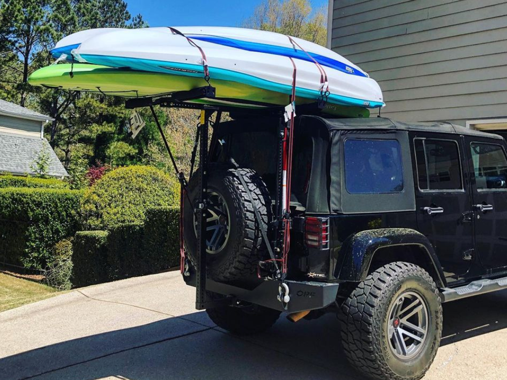 Jeep Wrangler Unlimited Kayak Rack