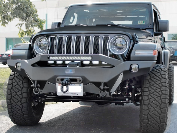 HAMMERHEAD Full Width Front Bumper Ravenger Series, Black Powder Coate ...