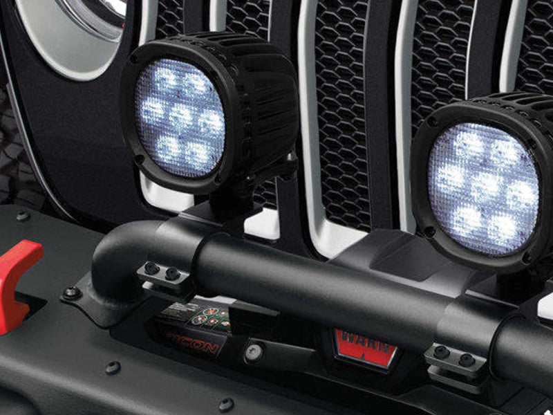 MOPAR Winch Guard Light Brackets for 18-up Jeep Wrangler JL & JL Unlimited