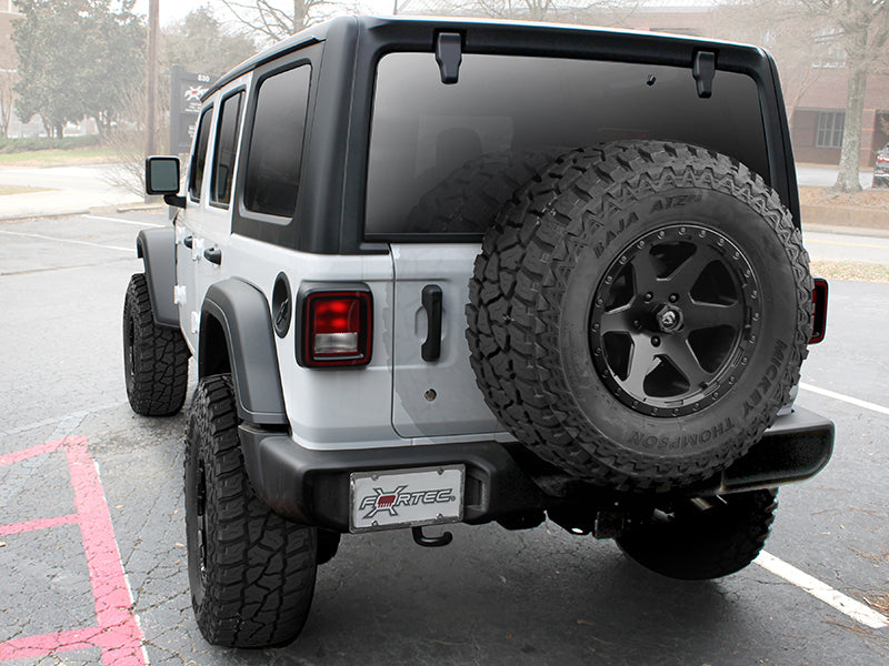 FUEL D589 "Ripper" Wheel in Satin Black with Gloss Black Lip for 07-up Jeep Wrangler JK, JL & JT Gladiator