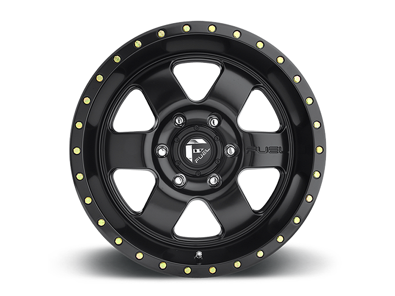 FUEL D618 "PODIUM" Wheel in Satin Black for 07-up Jeep Wrangler JK, JL & JT Gladiator
