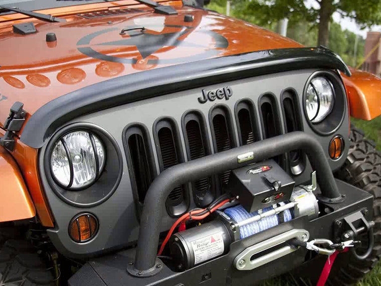 RUGGED RIDGE Wrap Around Bug Deflector for 07-18 Jeep Wrangler JK & JK Unlimited