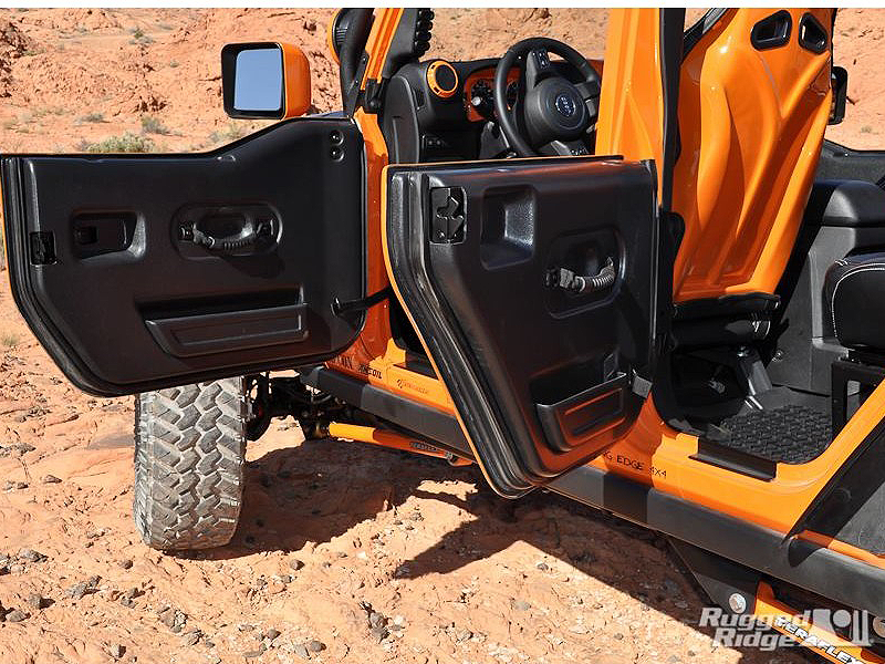 RUGGED RIDGE ABS Plastic Half Door for 07-18 Jeep Wrangler JK & JK Unlimited
