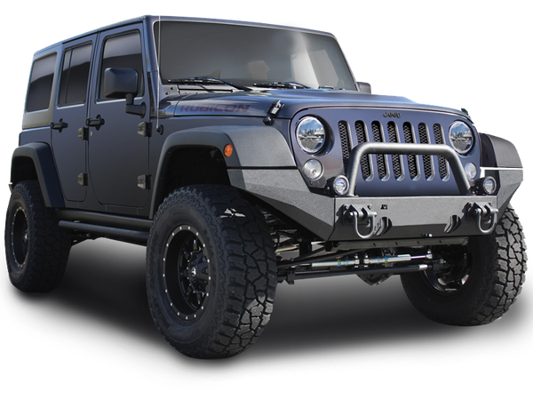 RUGGED RIDGE High Approach Ends for XHD Front Bumper for 07-18 Jeep Wr ...