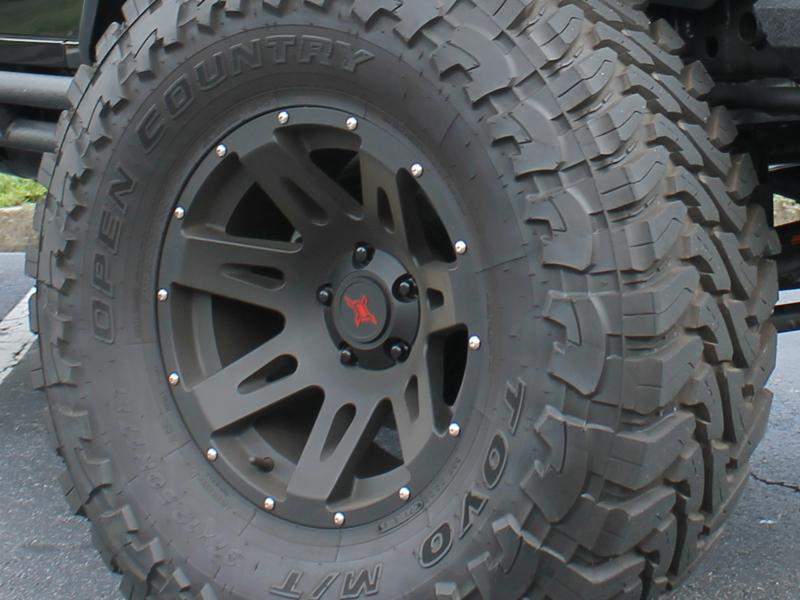 FORTEC Hub Centric F1 Wheel in Satin Black for 18-up Jeep Wrangler JL & JL Unlimited