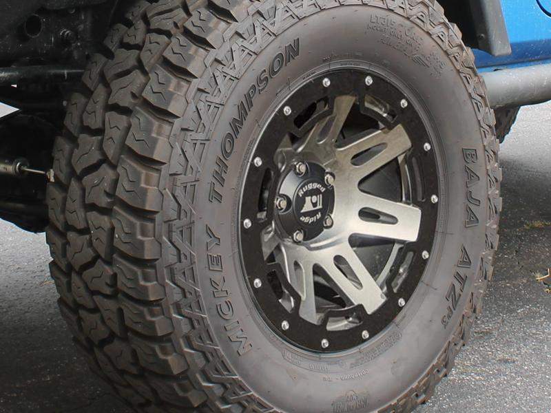 FORTEC Hub Centric F1 Wheel in Gun Metal for 07-18 Jeep Wrangler JK & JK Unlimited