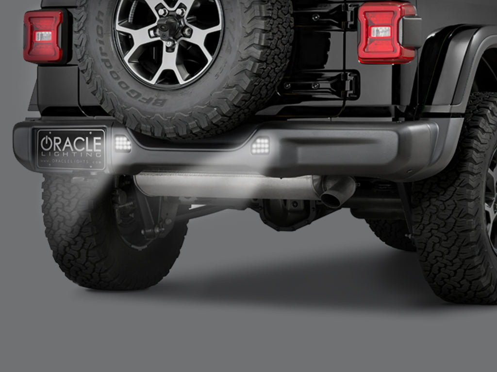 ORACLE LIGHTING Rear Bumper LED Reverse Lights for 18-up Jeep Wrangler JL & JL Unlimited