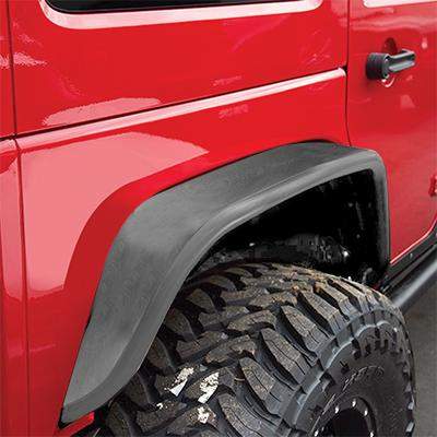 POISON SPYDER Crusher Tubular Flat Fenders for 07-18 Jeep Wrangler JK & JK Unlimited