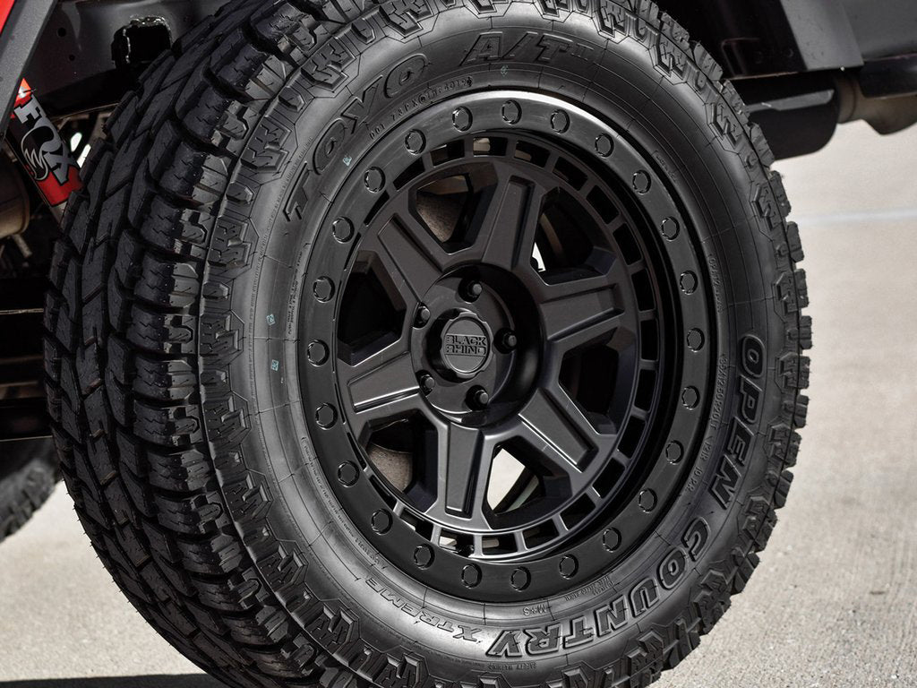 BLACK RHINO "RENO" Beadlock Wheel for 07-up Jeep Wrangler JK, JL & Gladiator JT