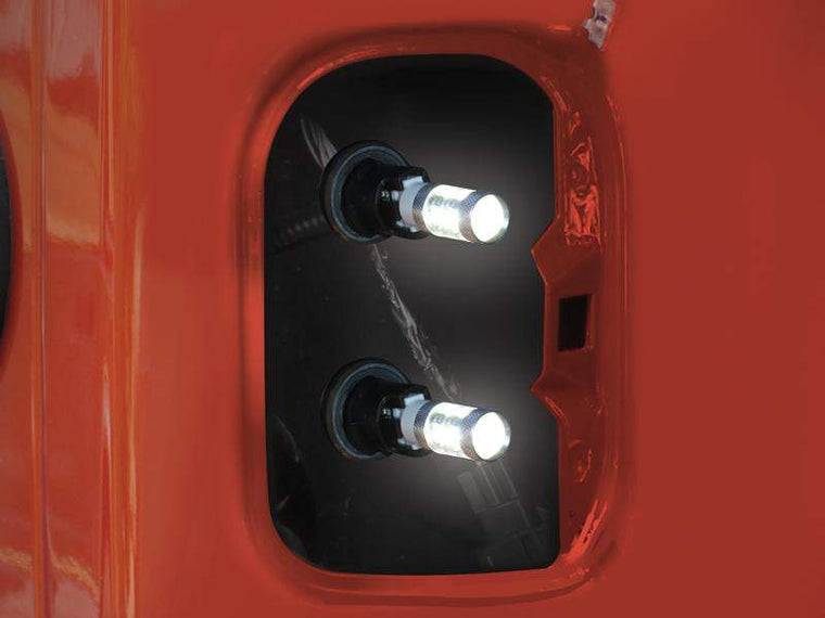 FORTEC LED Back Up Replacement Bulbs for Tail Lights (Pair) for 07-18 Jeep Wrangler JK & JK Unlimited