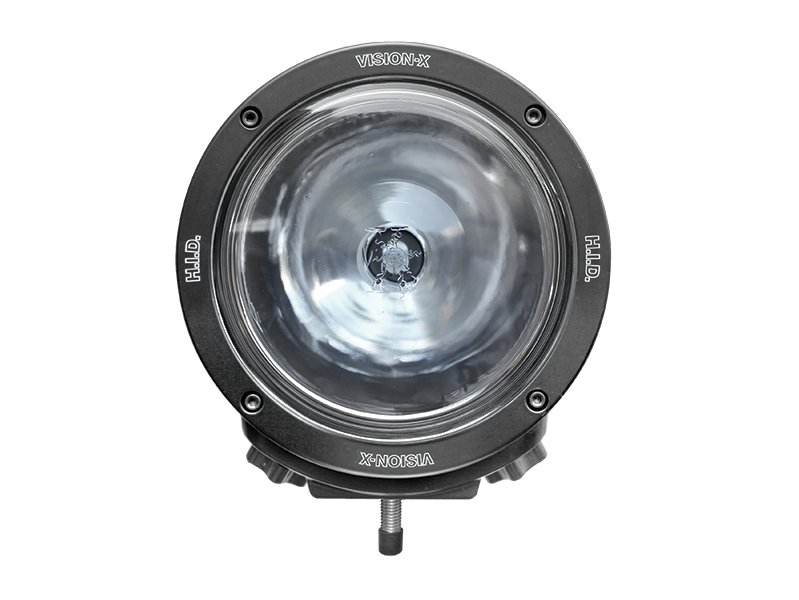 VISION X 6.7" Round HID XTREME Spot Lamp, 50W, Black, Single, 9-32V DC