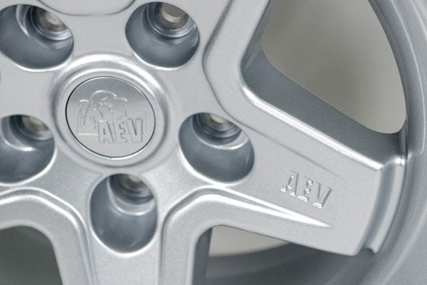 AEV Pintler Wheel, Silver, 17x8.5, 5x5, Offset +10mm for 07-18 Jeep Wrangler JK & JK Unlimited