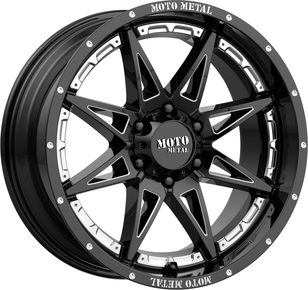 MOTO METAL 993 Hydra Wheel in Gloss Black for 07-18 Jeep Wrangler JK & JK Unlimited